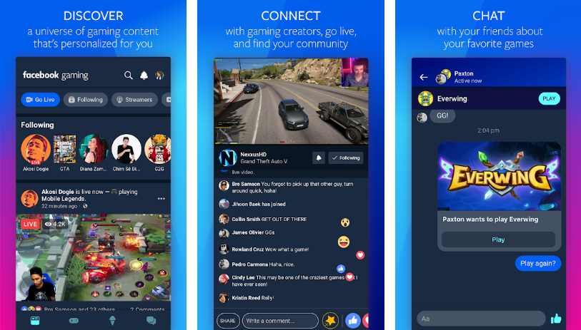 facebook gaming app for pc download