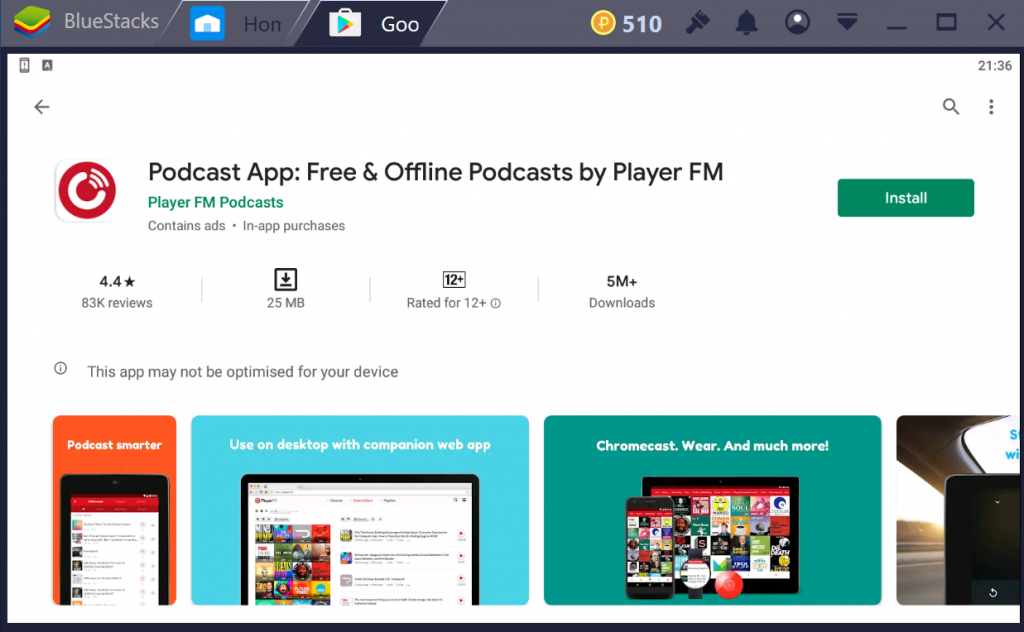 Podcast App for PC