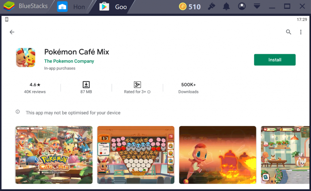 Pokemon Cafe Mix for PC