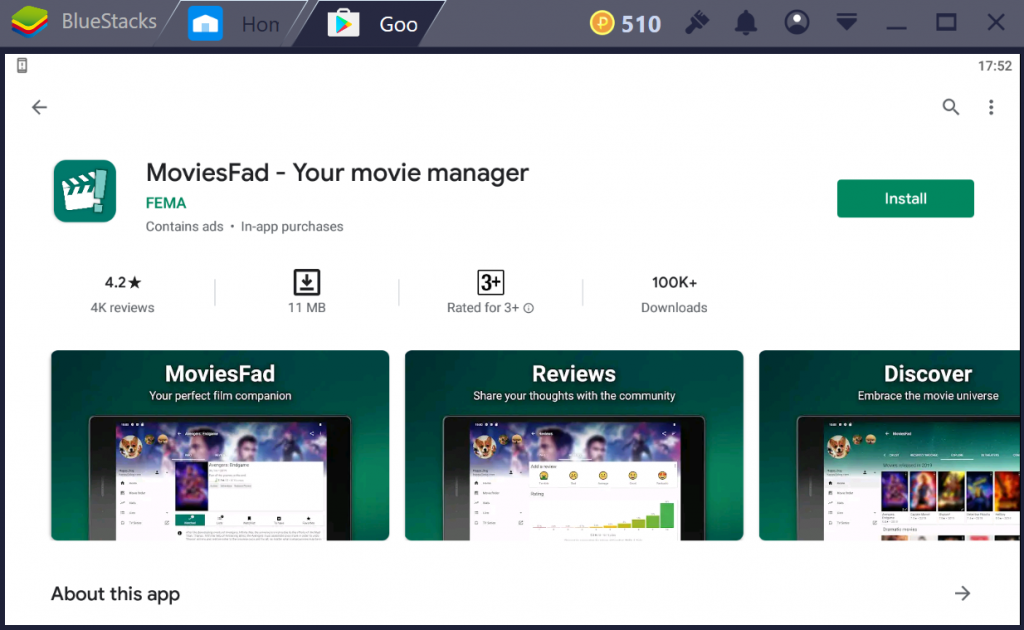 MoviesFad for PC
