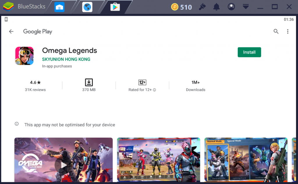 Omega Legends for PC