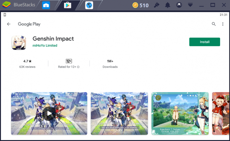 Genshin Impact for windows download